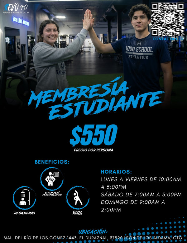 🎓 Membresía Estudiante